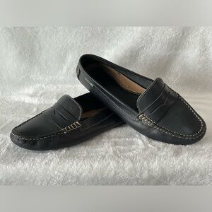 Eastland Patricia black Sz 8.5 women's penny loafer driving moccasins